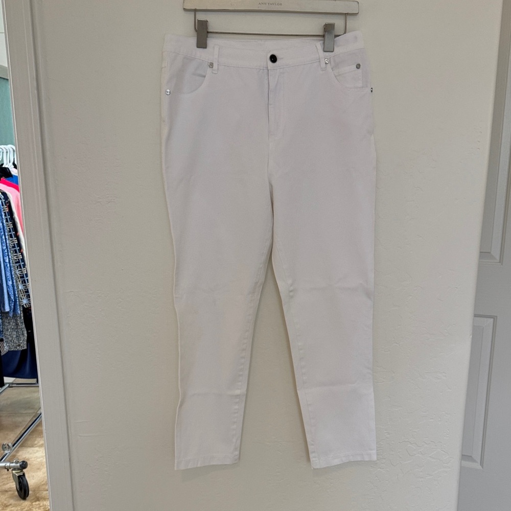 Women's Marble White Jeans